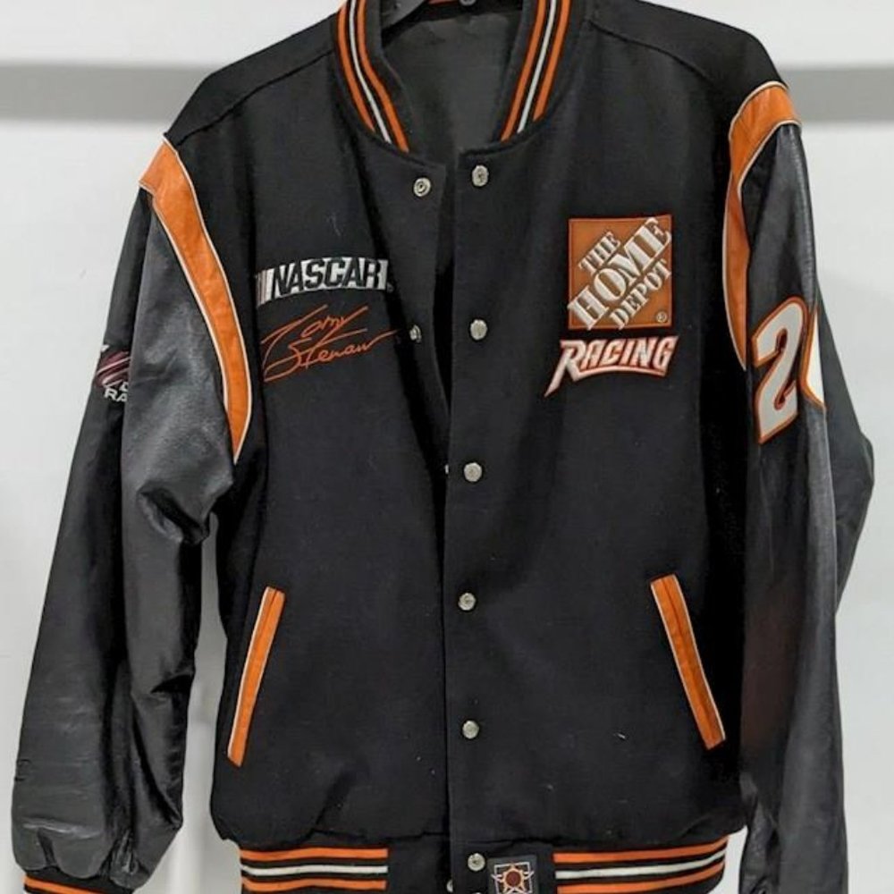 Vintage NASCAR Tony Stewart Home Depot Jacket Winners Circle JH Design